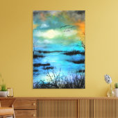 Swamp Canvas Print Leinwanddruck (Insitu (Wohnzimmer))