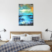 Swamp Canvas Print Leinwanddruck (Insitu (Schlafzimmer))