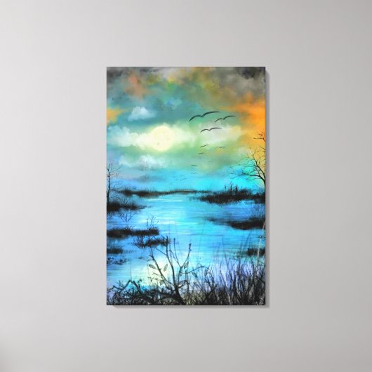 Swamp Canvas Print Leinwanddruck (Vorderseite)