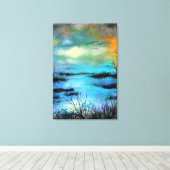 Swamp Canvas Print Leinwanddruck (Insitu (Holzboden))