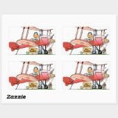 Swamp Ding Duck Joy Flight Sticker (Blatt)