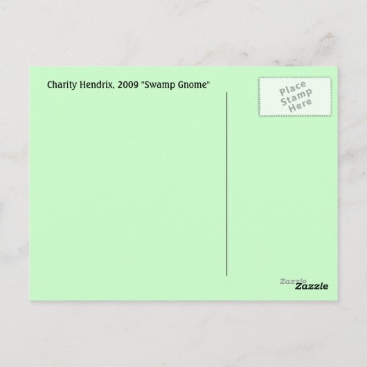 Swamp Gnome Postkarte (Rückseite)