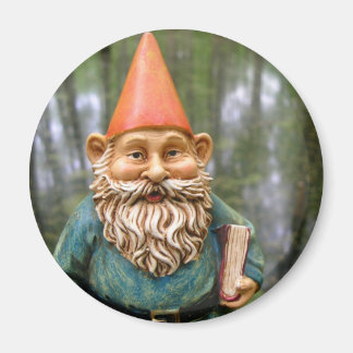 Swamp Gnome Round Magnet