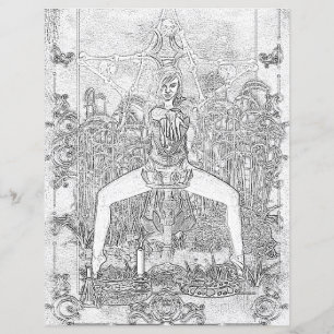Swamp Hexenfarbenpapier der dunklen Magick-Farbsei