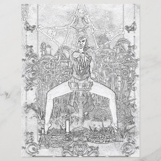 Swamp Hexenfarbenpapier der dunklen Magick-Farbsei (Vorderseite)