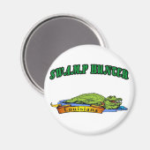 Swamp Hunter Louisiana Magnet (Vorderseite/Rückseite)