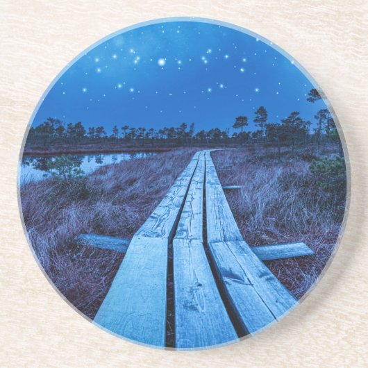 Swamp Night Getränkeuntersetzer (Vorne)