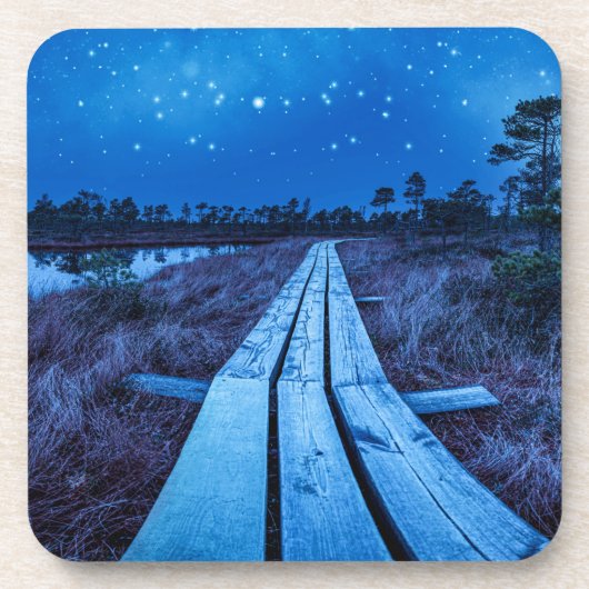 Swamp Night Getränkeuntersetzer (Vorderseite)