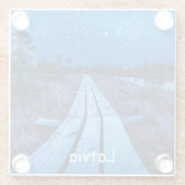 Swamp Night Glasuntersetzer (Rückseite)