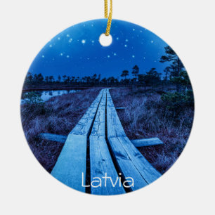 Swamp Night Keramik Ornament
