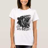 Swamp Queen Fierce Jaguar Head T-Shirt (Vorderseite)