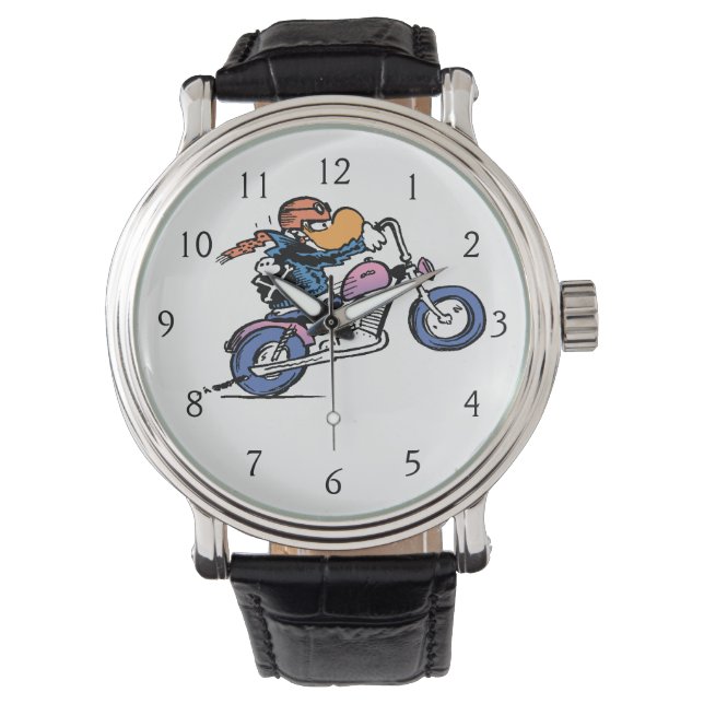 Swamp Wild Duck Wheelie Armbanduhr (Vorderseite)