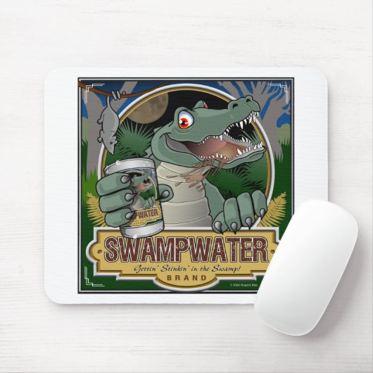 Swampwater Alligator Mousepad (Mit Mouse)