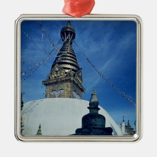 Swamyambunath Stupa Ornament Aus Metall (Vorne)