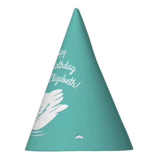 Swan 1. Geburtstag Party Babydusche Partyhütchen (Rechts)