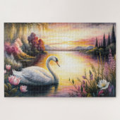 Swan am Lake Jigsaw Puzzle (Horizontal)
