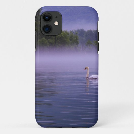 Swan am See Case-Mate iPhone Hülle (Rückseite)
