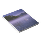 Swan am See Notizblock (angewinkelt)