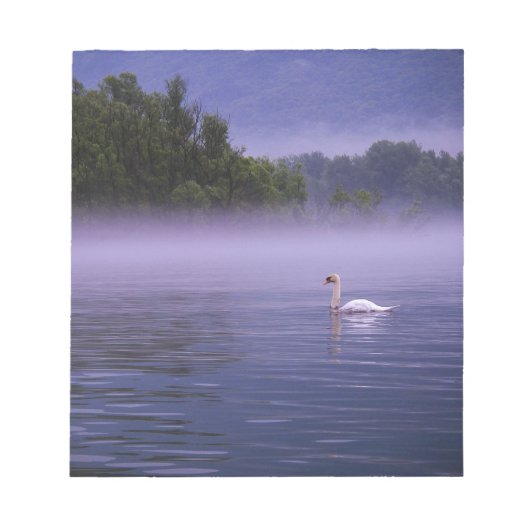 Swan am See Notizblock (Vorderseite)