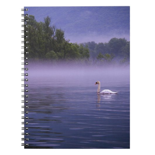 Swan am See Notizblock (Vorderseite)