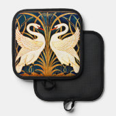 Swan and Rush and Iris, Fine Art, Topflappen (Vorderseite/Rückseite)