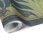 Swan Art Nouveau Two Swans Geschenkpapier (Rolleneckpunkt)