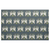 Swan Art Nouveau Two Swans Stoff (Fat Quarter (45,7 x 55,9 cm))