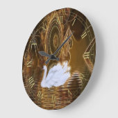 Swan auf der Uhr der Wassermauer des Surrealen Fra (Winkel)