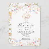 Swan Baby Dusche Einladung (Vorne/Hinten)