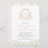 Swan Baby shower invitation Einladung (Vorne/Hinten)