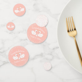 Swan Baby Shower Konfetti