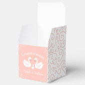 Swan Baby Shower Vintag Geschenkschachtel (Geöffnet)