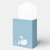 Swan Baby Shower Vintag Geschenkschachtel (Geöffnet)