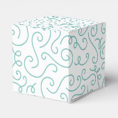 Swan Baby Shower Vintag Geschenkschachtel (Rückseite)