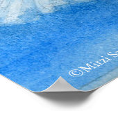 Swan Ballet Kunstvoll wandern Poster (Ecke)