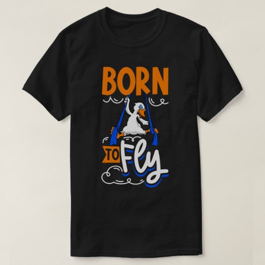 Swan bei Luftseiden T-Shirt (Design vorne)