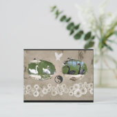 Swan-Bilanz-Postkarte Postkarte (Stehend Vorderseite)