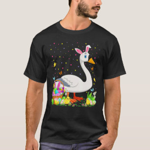 Swan Bird Easter Egg Hunt Bunny Swan Ostersonntag T-Shirt