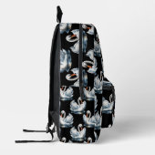 Swan Birds Muster Design Bedruckter Rucksack (Links)