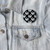 Swan Birds Muster Design Button (Beispiel)
