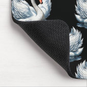 Swan Birds Muster Design Mousepad (Ecke)