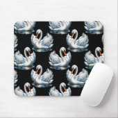 Swan Birds Muster Design Mousepad (Mit Mouse)