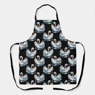 Swan Birds Muster Design Schürze