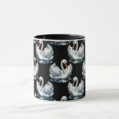Swan Birds Muster Design Tasse (Zentrum)