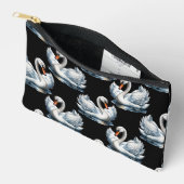 Swan Birds Muster Design Zubehörtasche (Offen)