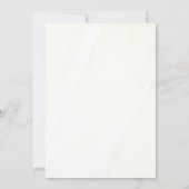 Swan Birds Paradise Spring Florals Wedding Einladung (Rückseite)