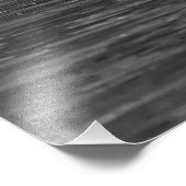 Swan Black and White Fotografy Fotodruck (Ecke)