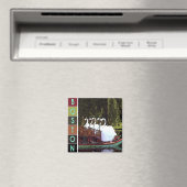Swan Boat Ride Magnet (In Situ (Geschirrspüler))