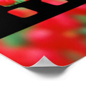 Swan Boats und Red Tulips Poster (Ecke)