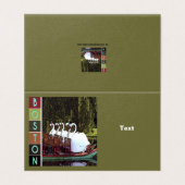 Swan Boote im Sommer - Boston (Außenseite Aufgefaltet)